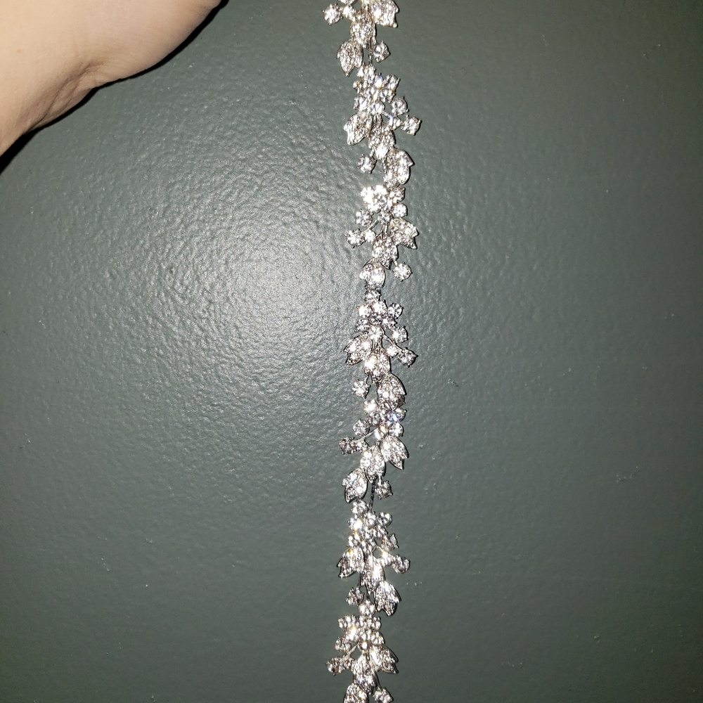 Silver Sparkly Hair Piece